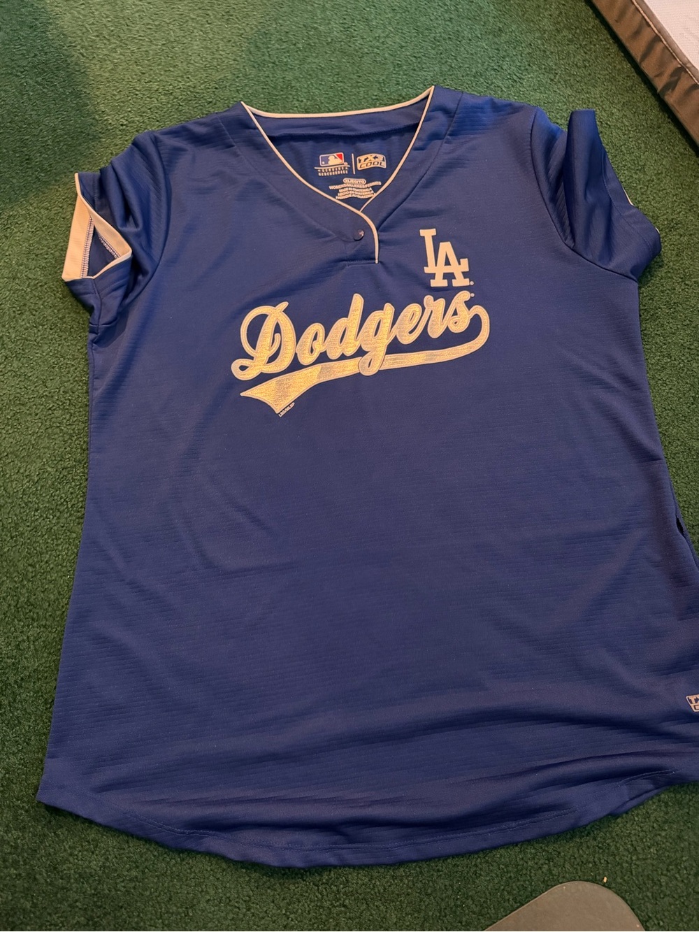 NWOT Women's Dodger Blue Team Jersey xl